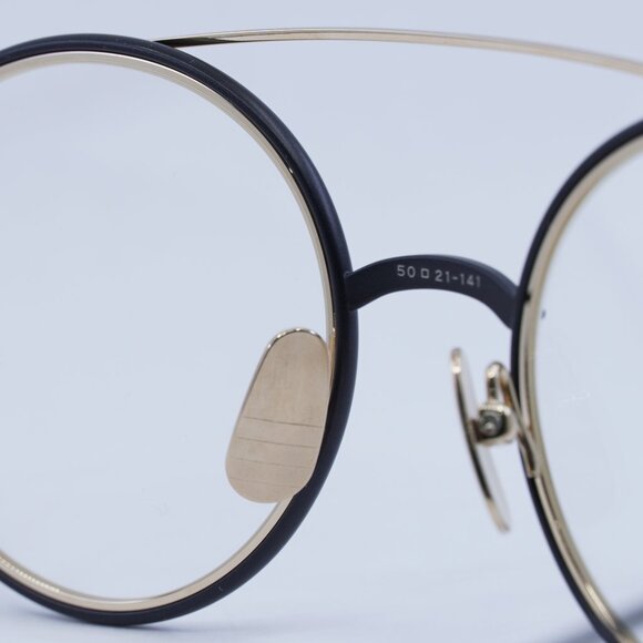 🕶️ New Thom Browne TB108 ABLKGLD50 Eyeglasses - Black/Gold Frame 50mm - Picture 10 of 11